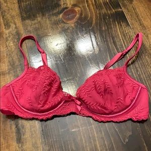 Dark pink bra